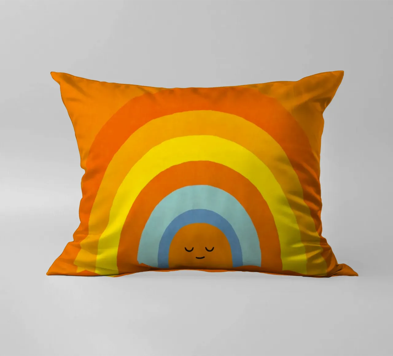 Happy Smile Retro Rainbow Vibes cuscino da Andrea Haase Modern Home