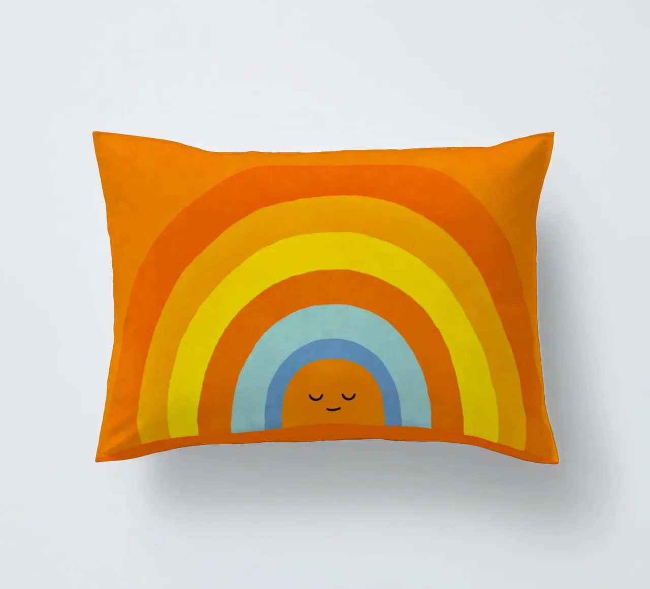 Happy Smile Retro Rainbow Vibes cuscino da Andrea Haase Modern Home