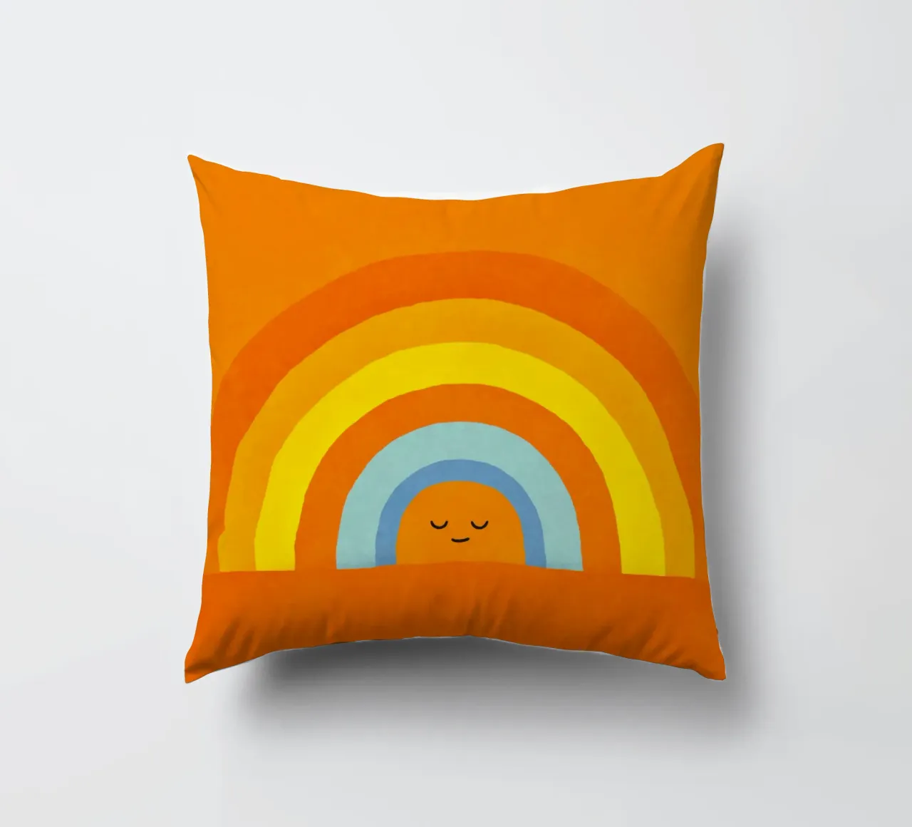 Happy Smile Retro Rainbow Vibes cuscino da Andrea Haase Modern Home