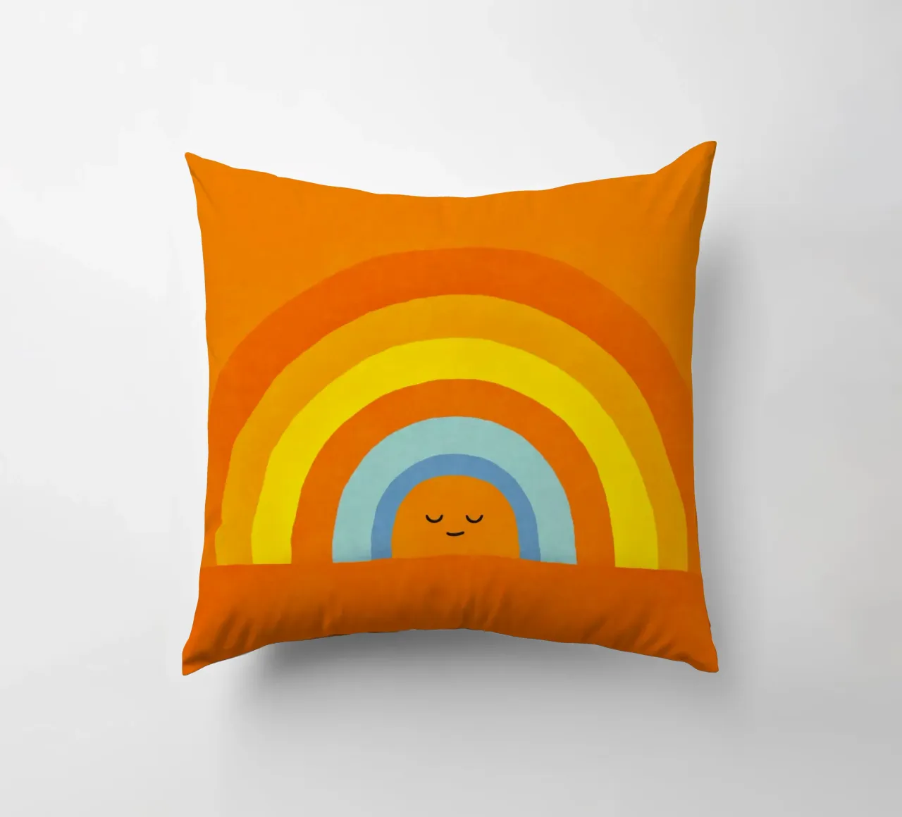 Happy Smile Retro Rainbow Vibes cuscino da Andrea Haase Modern Home