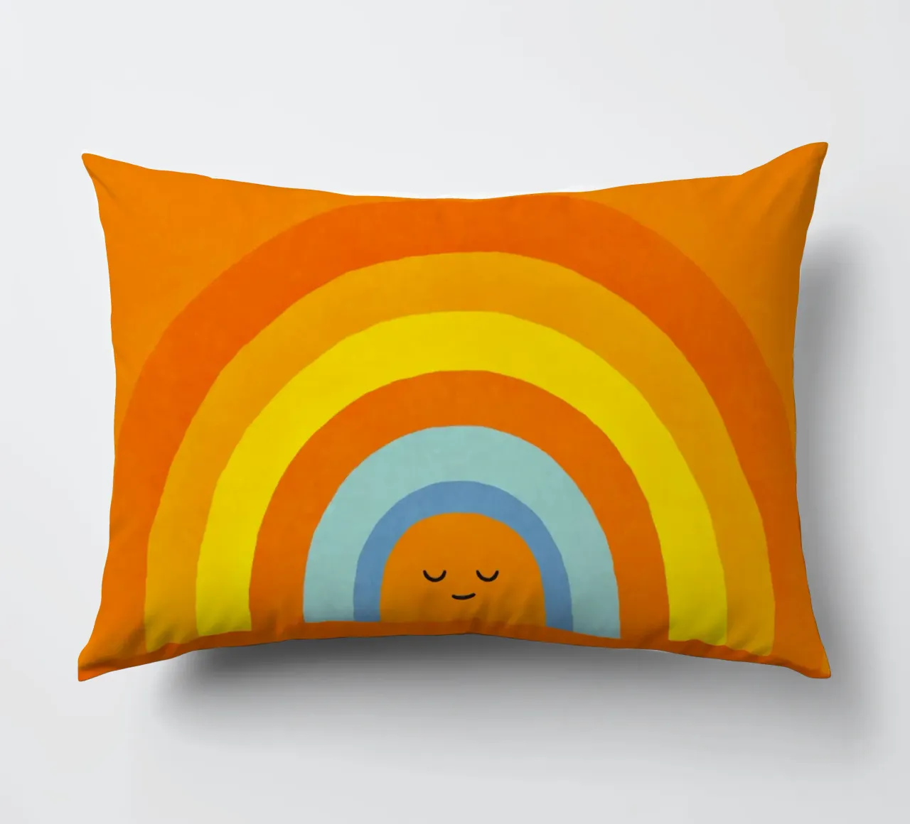 Happy Smile Retro Rainbow Vibes cuscino da Andrea Haase Modern Home