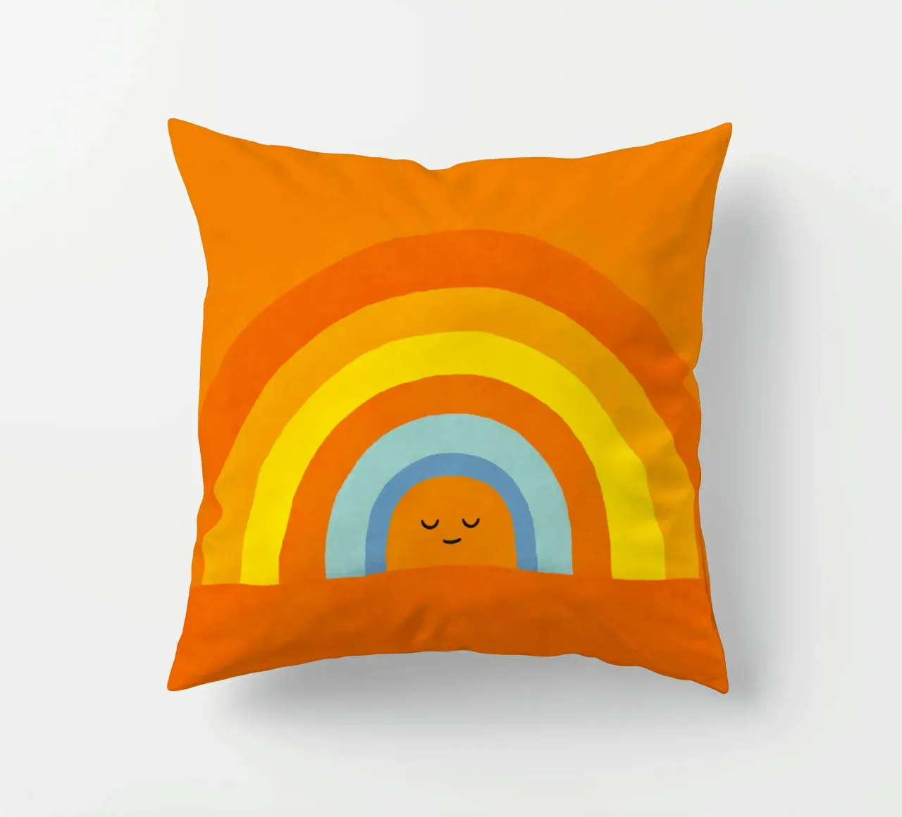 Happy Smile Retro Rainbow Vibes cuscino da Andrea Haase Modern Home