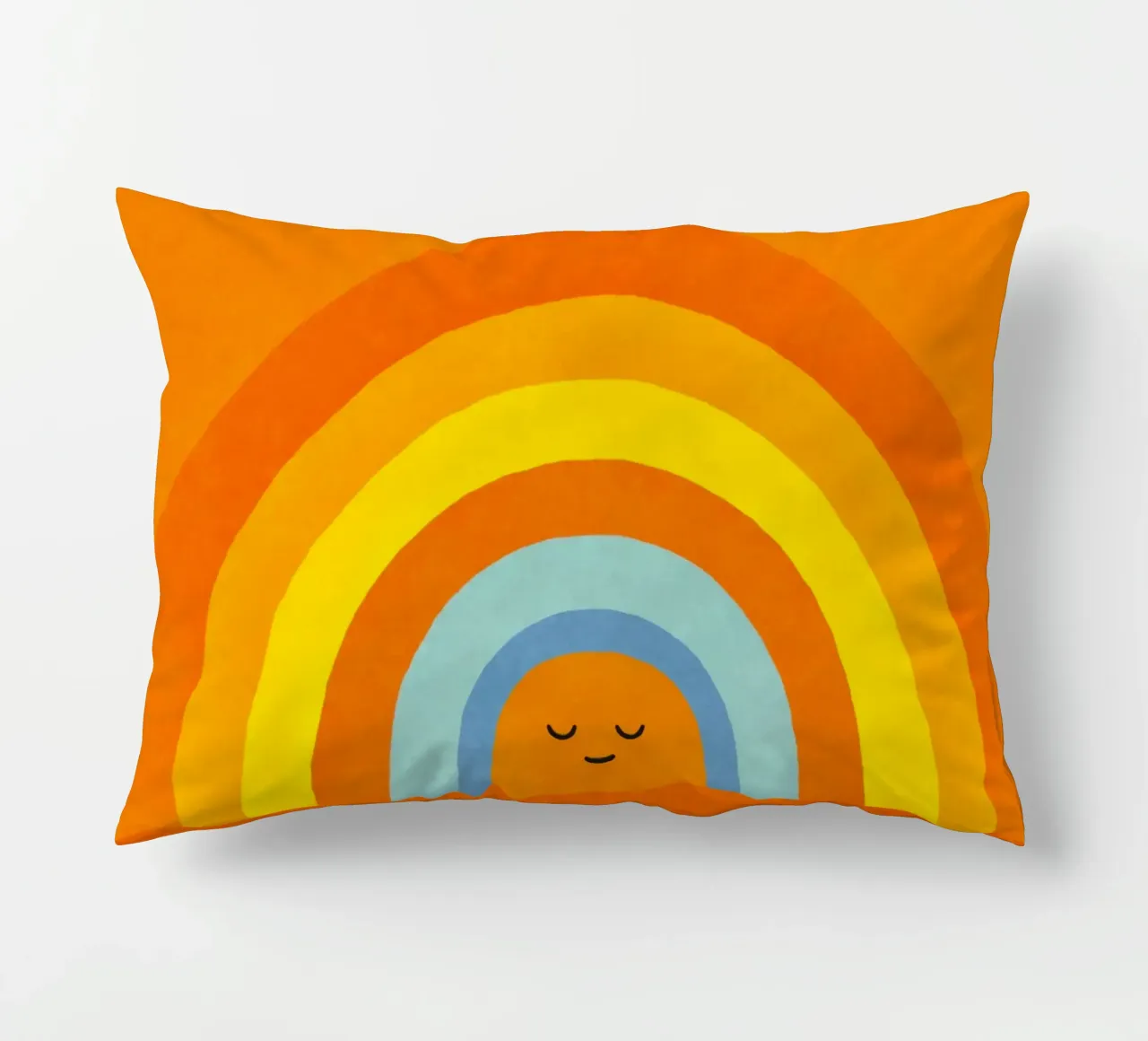 Happy Smile Retro Rainbow Vibes cuscino da Andrea Haase Modern Home