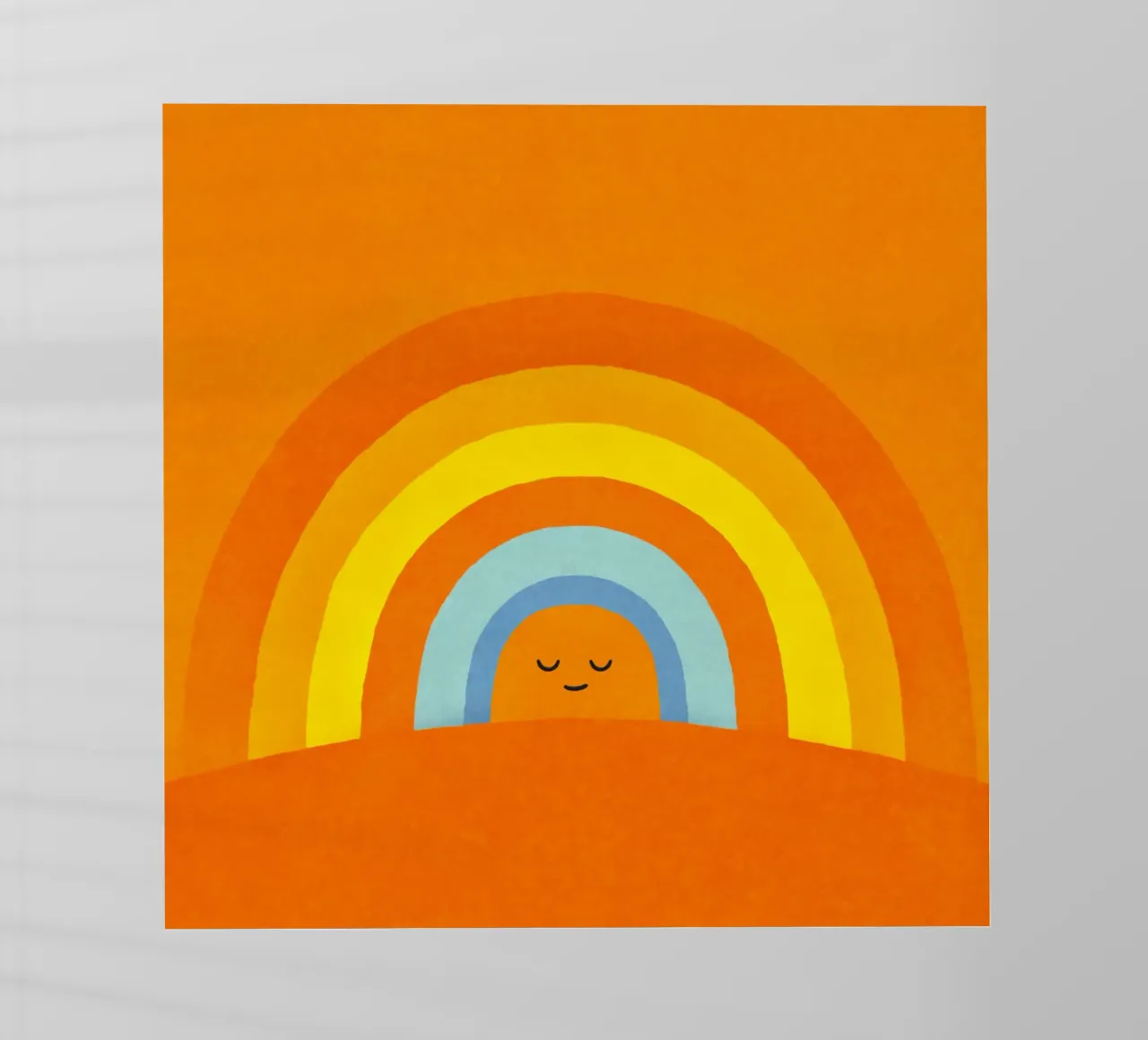 Happy Smile Retro Rainbow Vibes pellicola backlit da Andrea Haase Modern Home