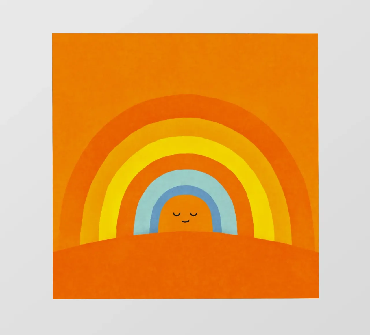 Happy Smile Retro Rainbow Vibes pellicola backlit da Andrea Haase Modern Home
