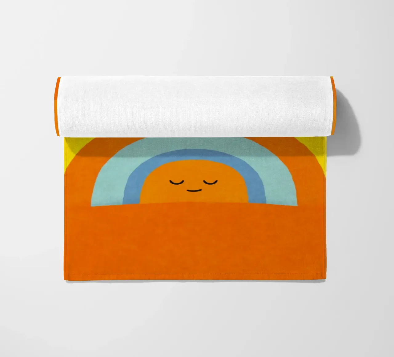 Happy Smile Retro Rainbow Vibes telo mare da Andrea Haase Modern Home