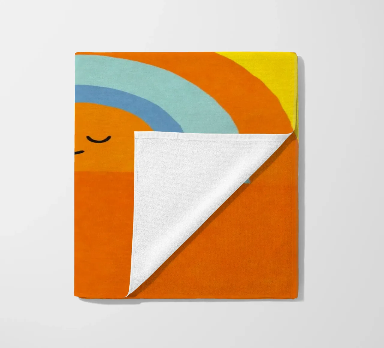 Happy Smile Retro Rainbow Vibes telo mare da Andrea Haase Modern Home