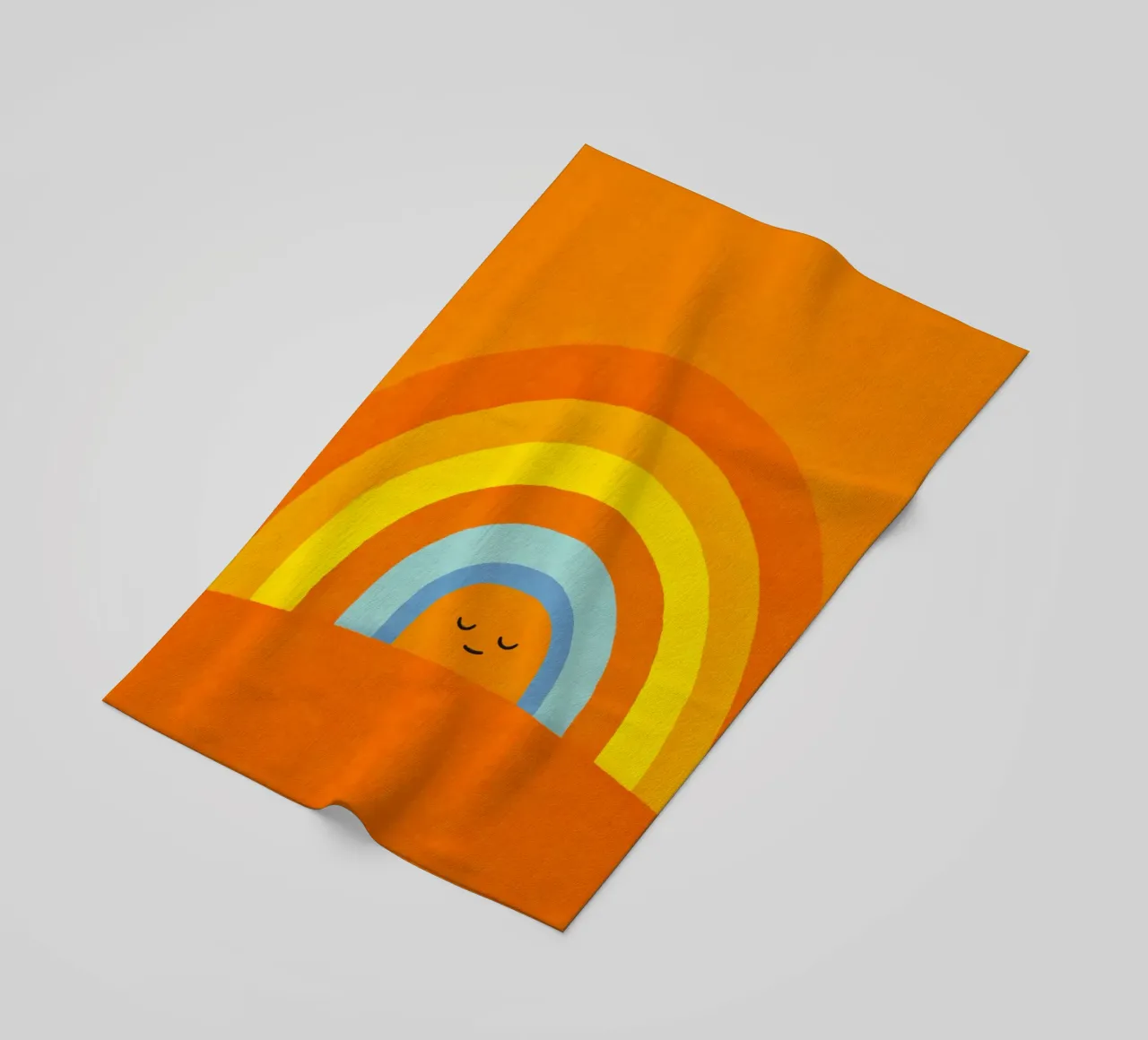 Happy Smile Retro Rainbow Vibes telo mare da Andrea Haase Modern Home