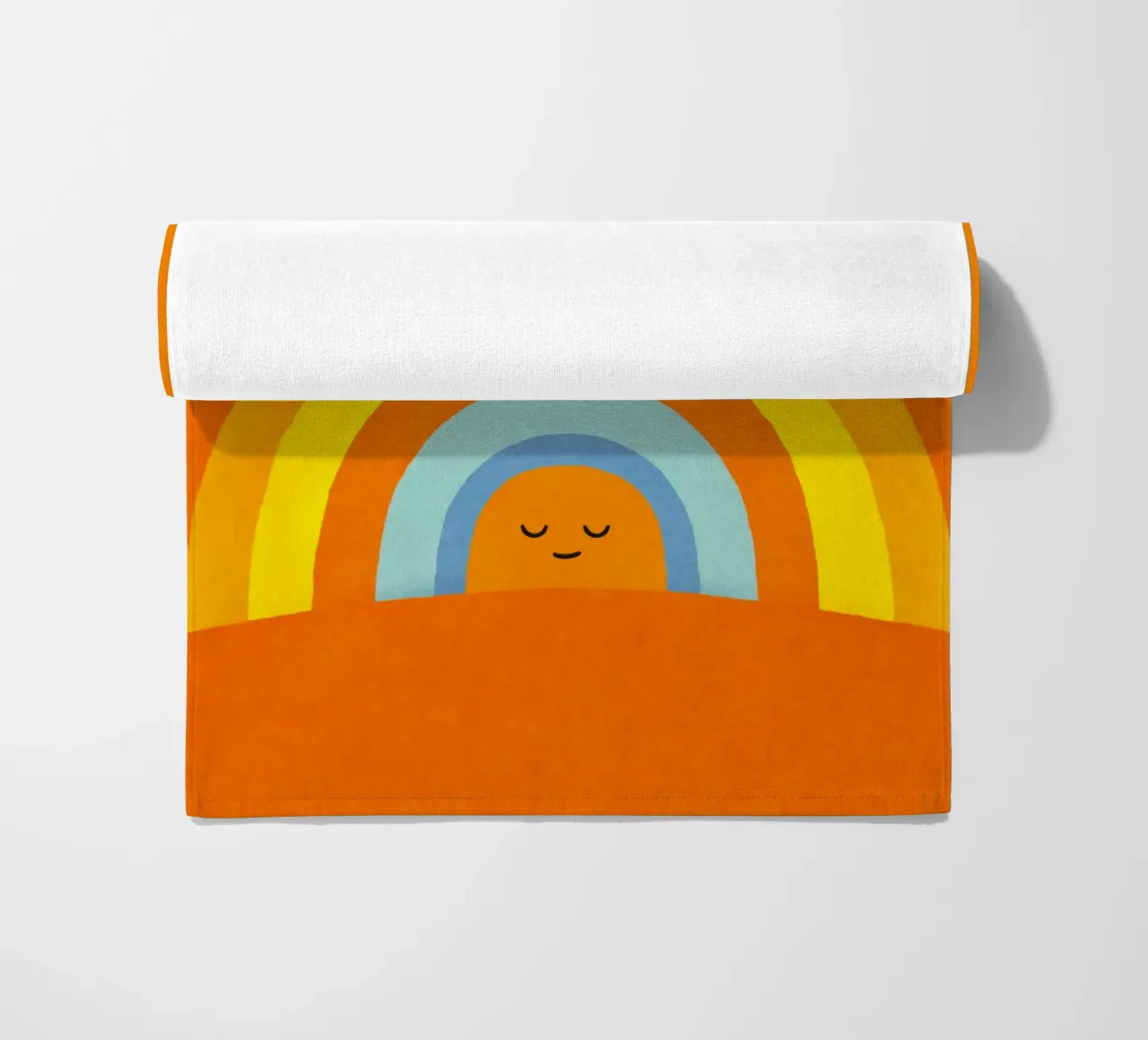 Happy Smile Retro Rainbow Vibes telo mare da Andrea Haase Modern Home