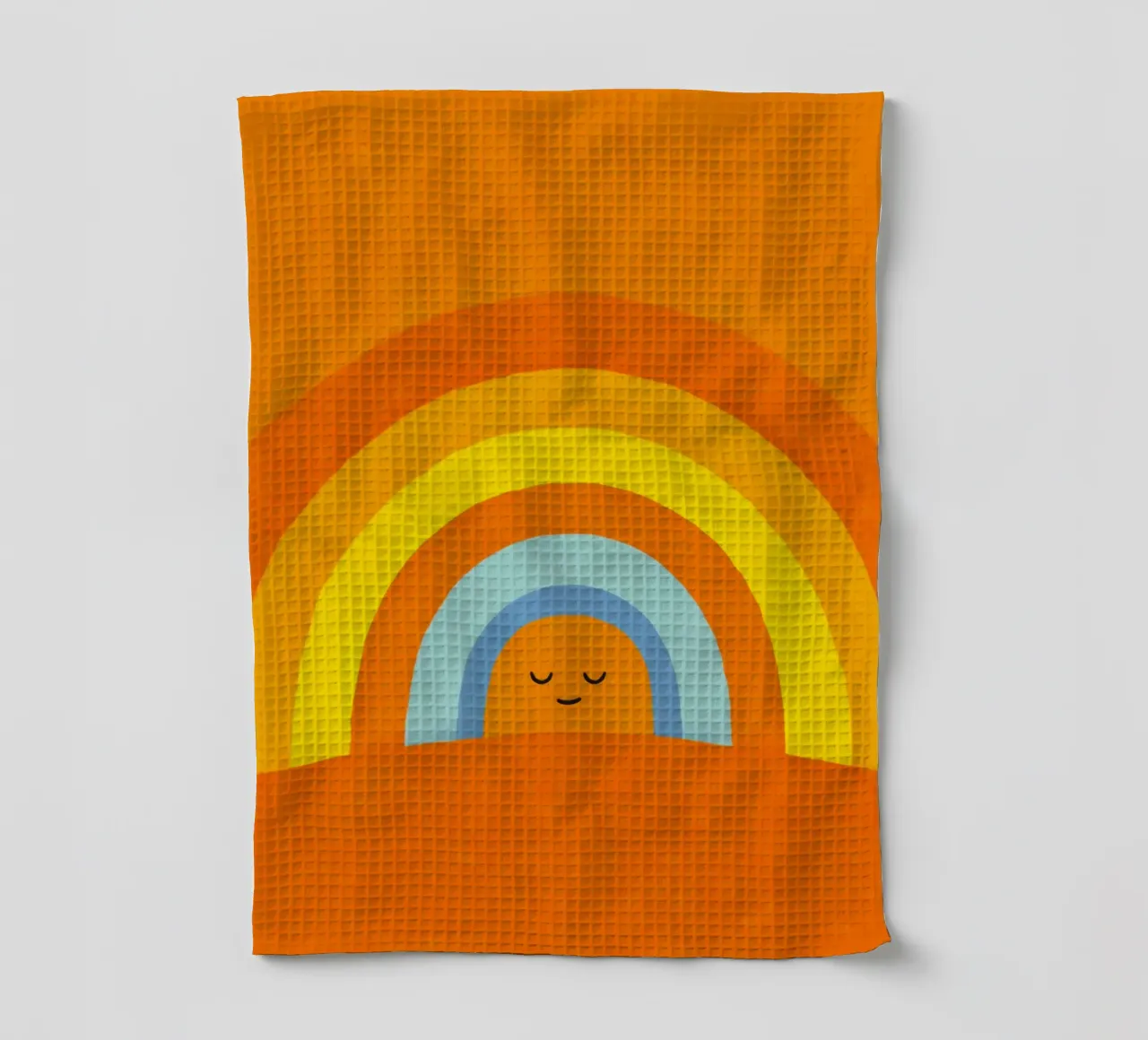 Happy Smile Retro Rainbow Vibes canovaccio da cucina da Andrea Haase Modern Home