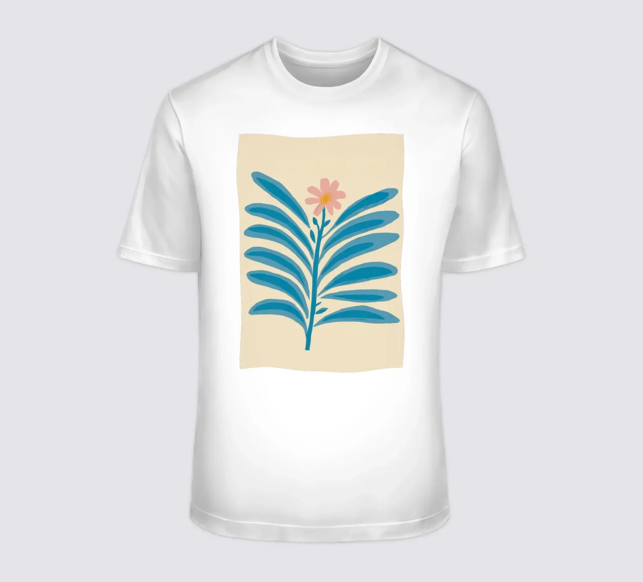 Elegant Azure Branch t-shirt da Luna Aura