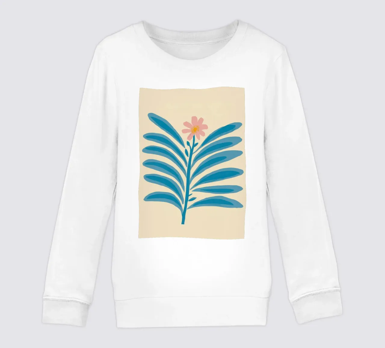Elegant Azure Branch felpa bambino da Luna Aura