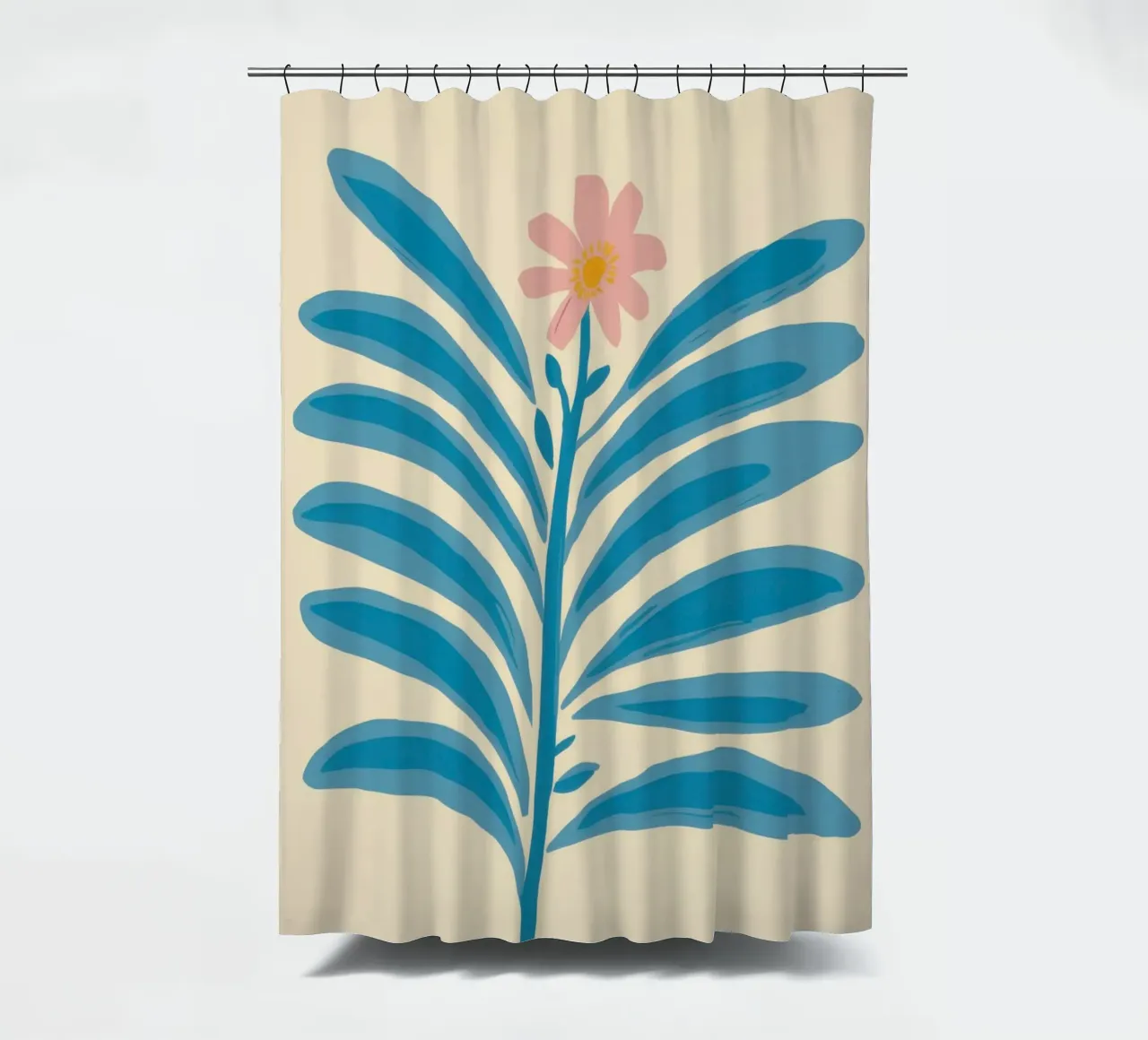 Elegant Azure Branch tenda da doccia da Luna Aura