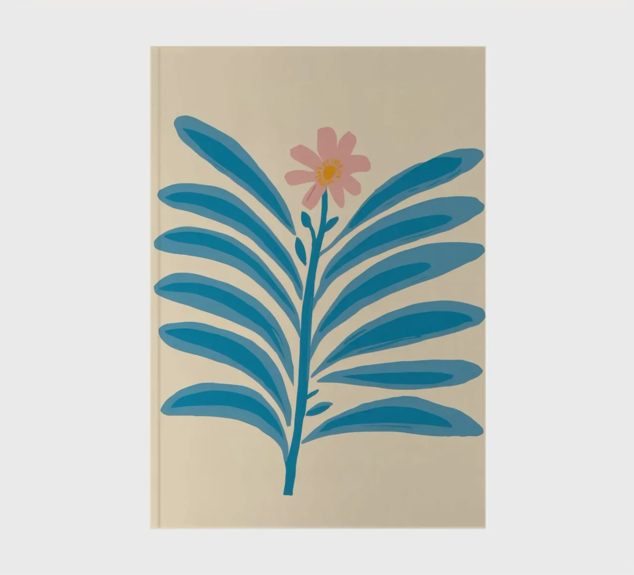 Elegant Azure Branch notebook by Luna Aura