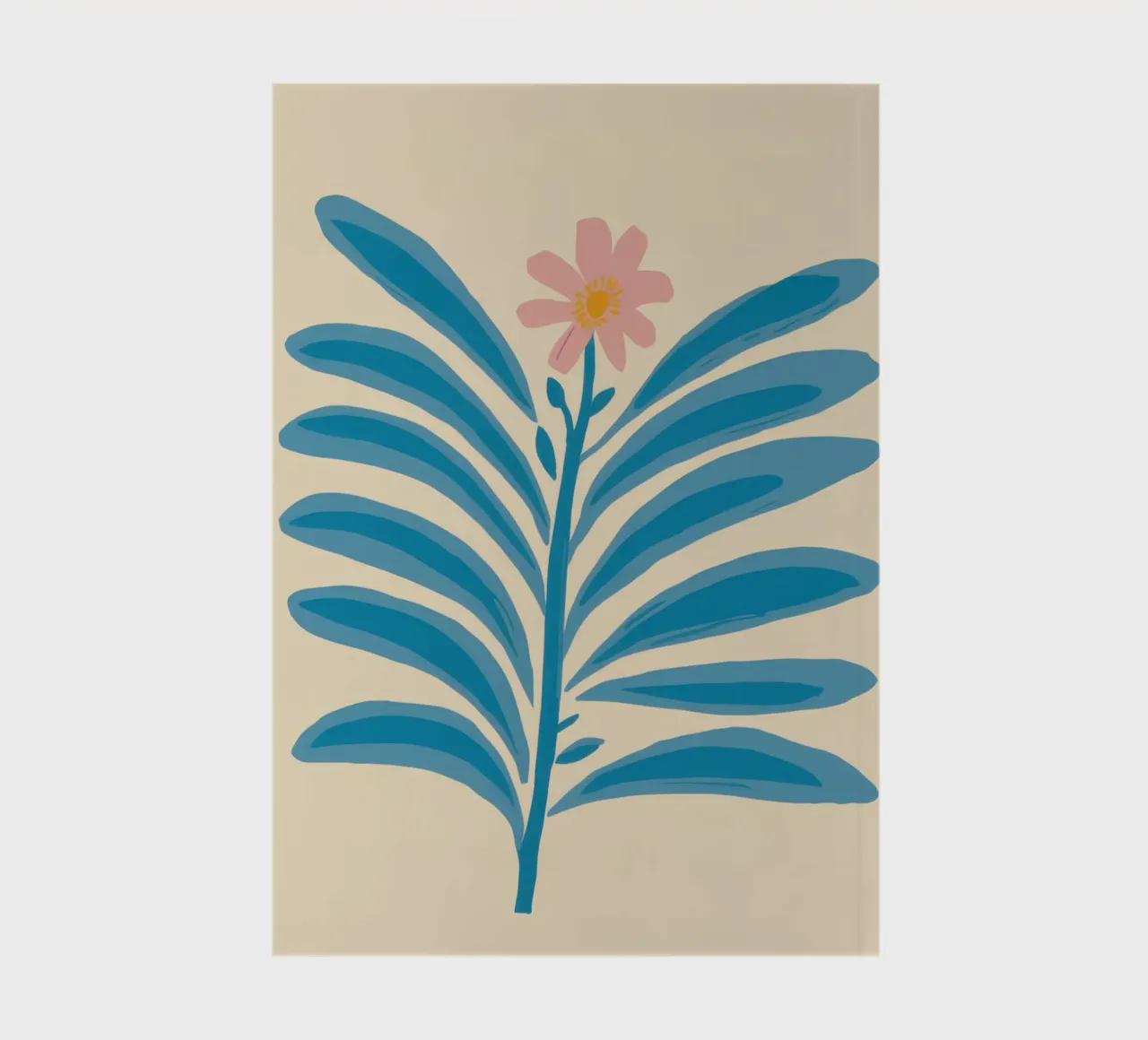 Elegant Azure Branch notebook by Luna Aura