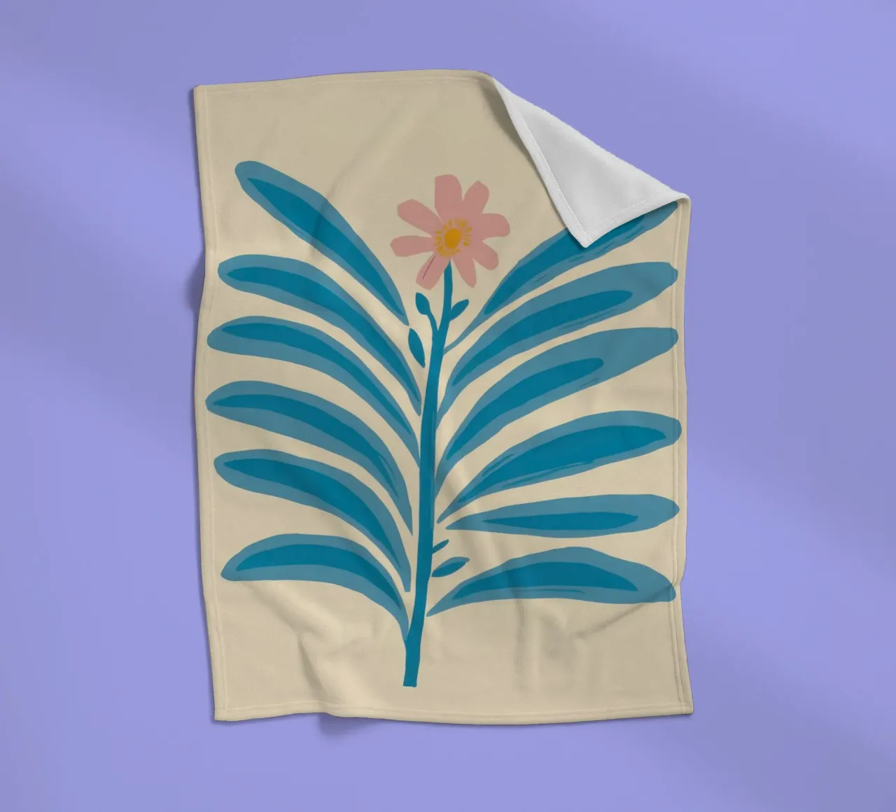 Elegant Azure Branch coperta in pile da Luna Aura