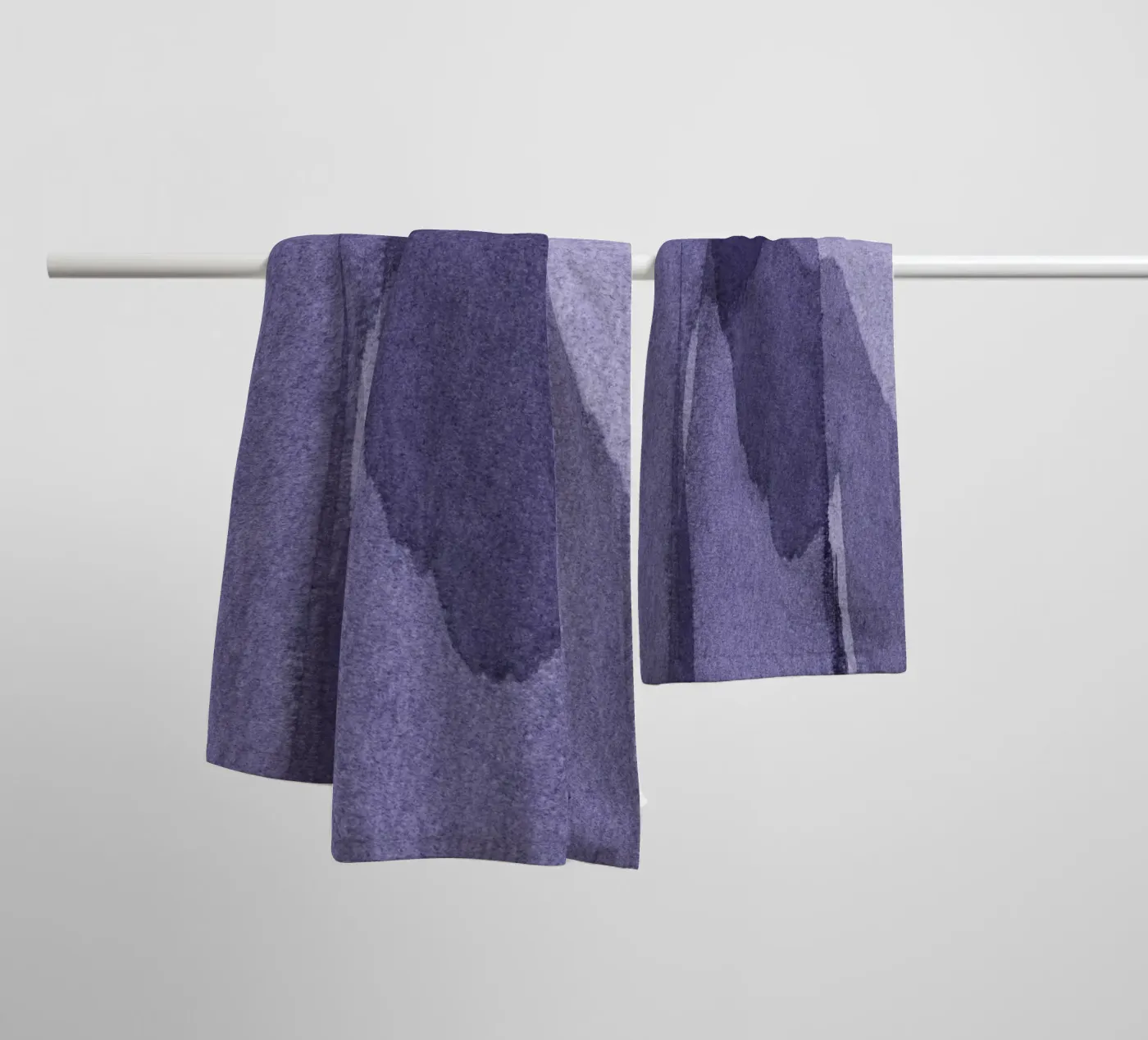 transparent violet towel by IRIS LEHNHARDT FINE ART