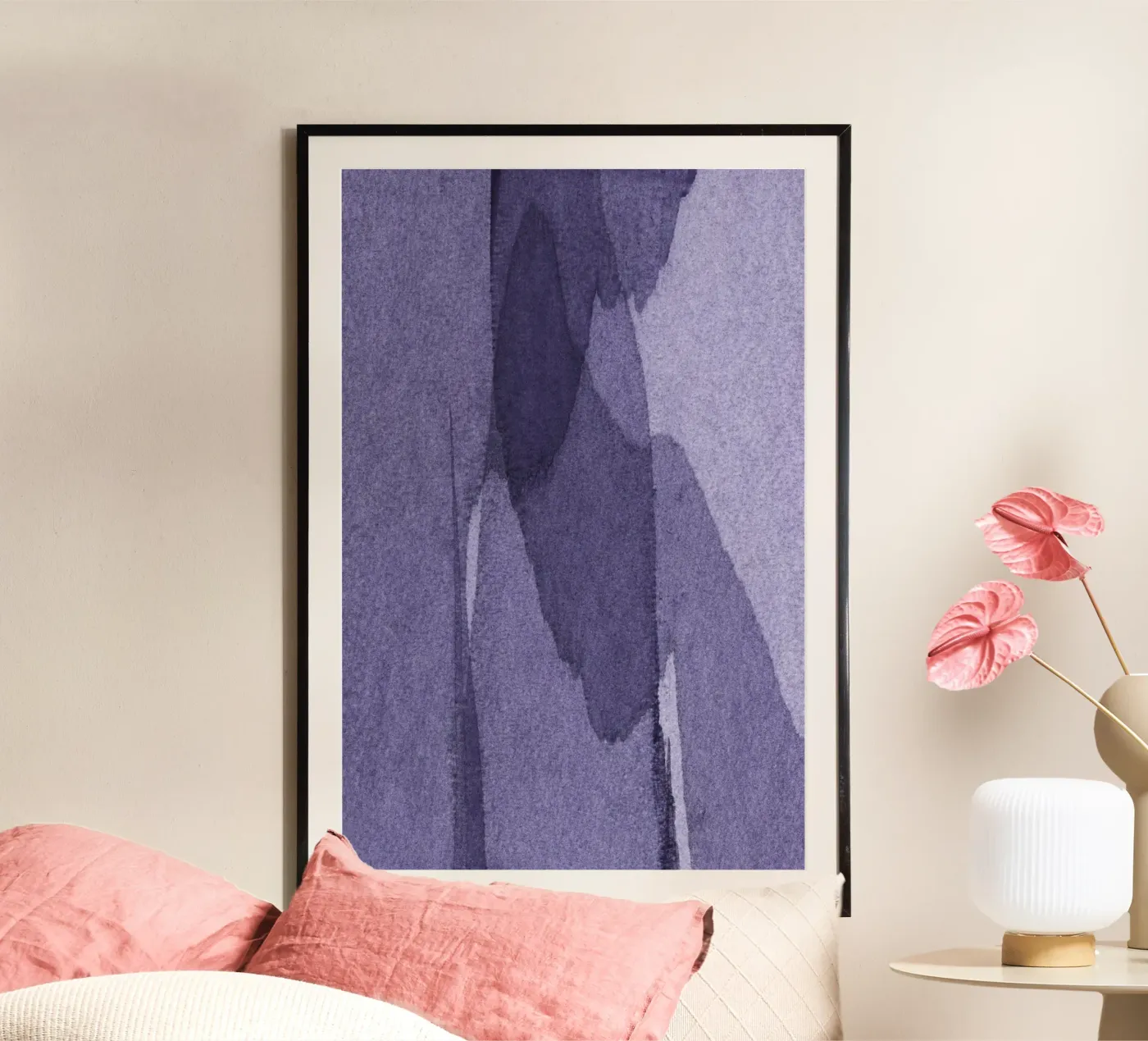 transparent violet Poster von IRIS LEHNHARDT FINE ART