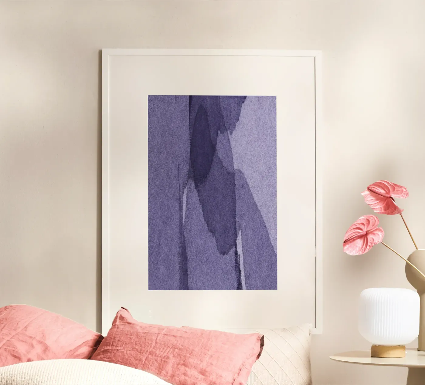 transparent violet Poster von IRIS LEHNHARDT FINE ART
