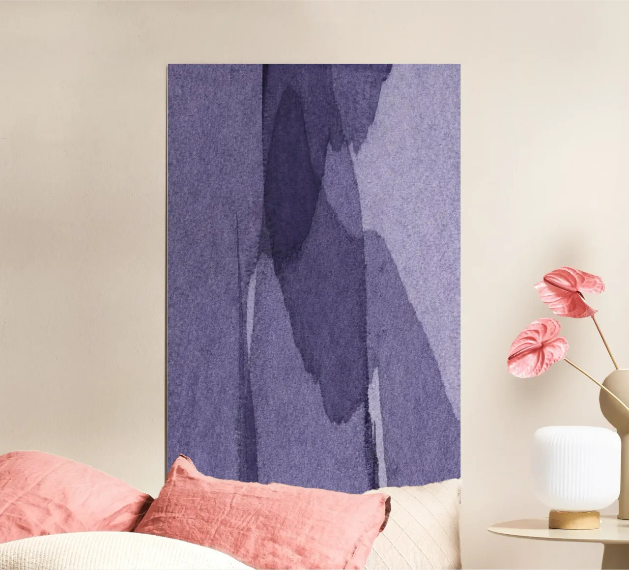 transparent violet poster da IRIS LEHNHARDT FINE ART