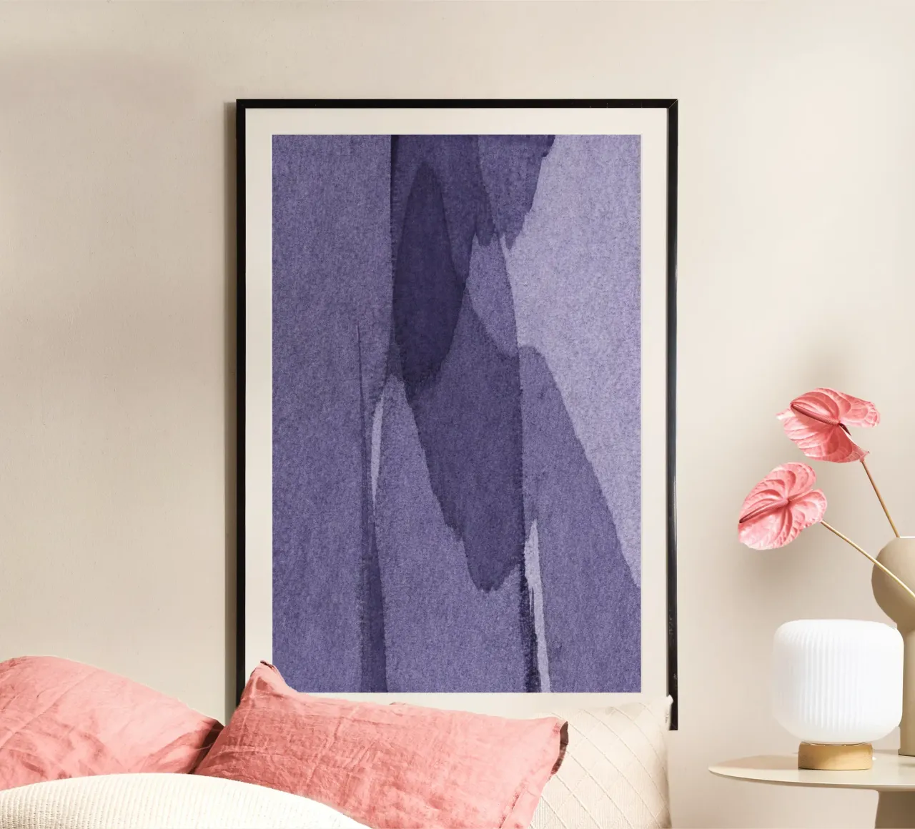 transparent violet poster da IRIS LEHNHARDT FINE ART
