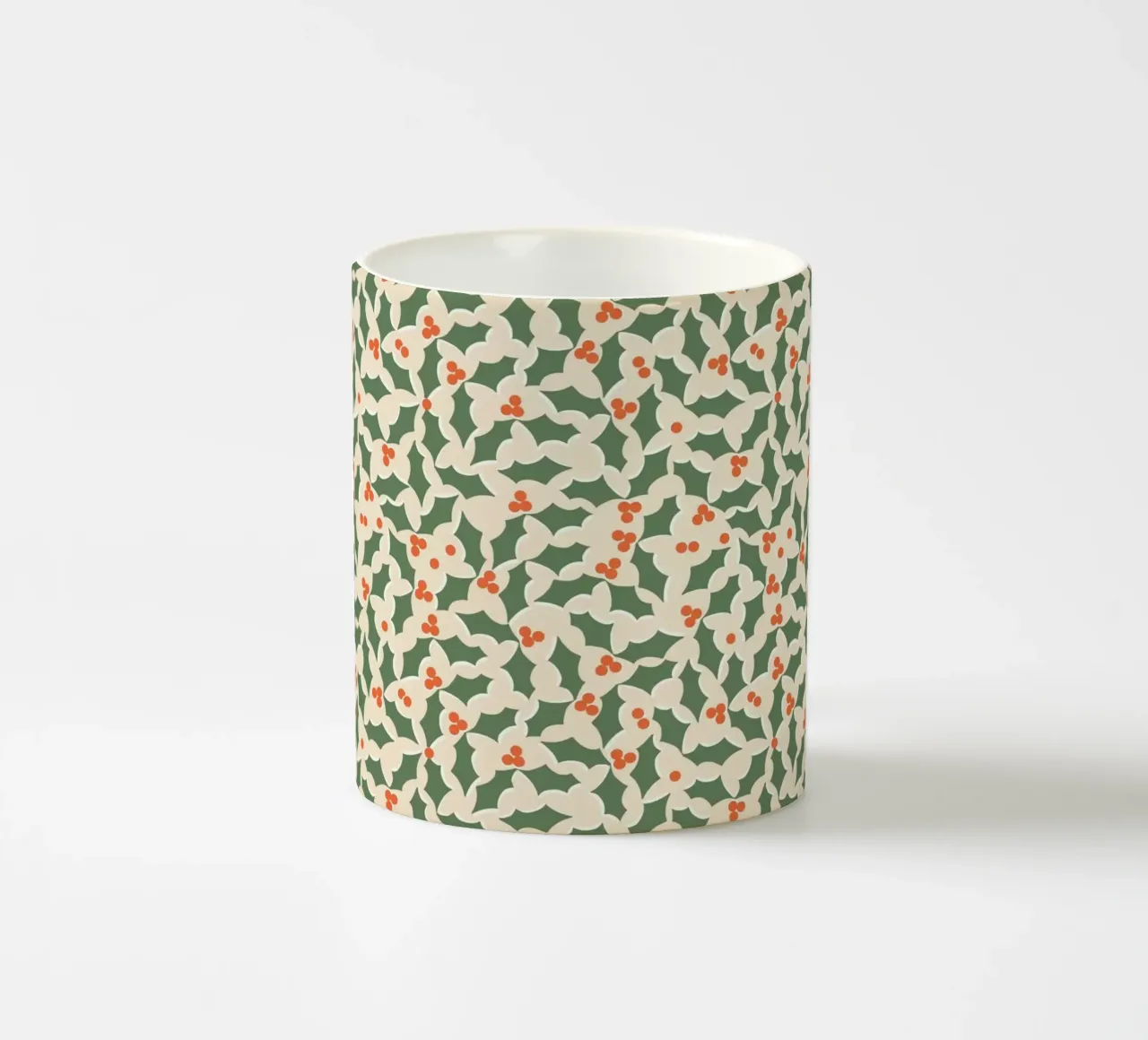 Christmas Pattern No 39 tazza in ceramica da treechild