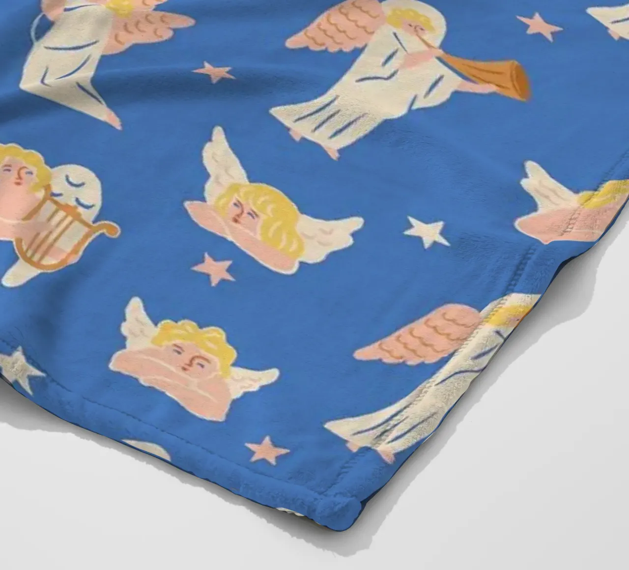 Christmas Pattern No 40 fleece blanket by treechild