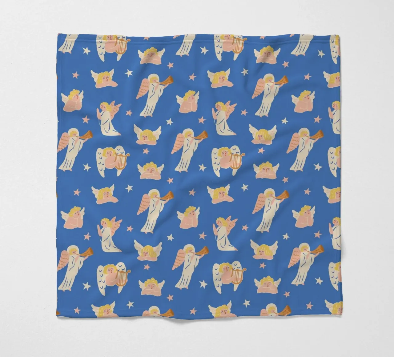 Christmas Pattern No 40 fleece blanket by treechild