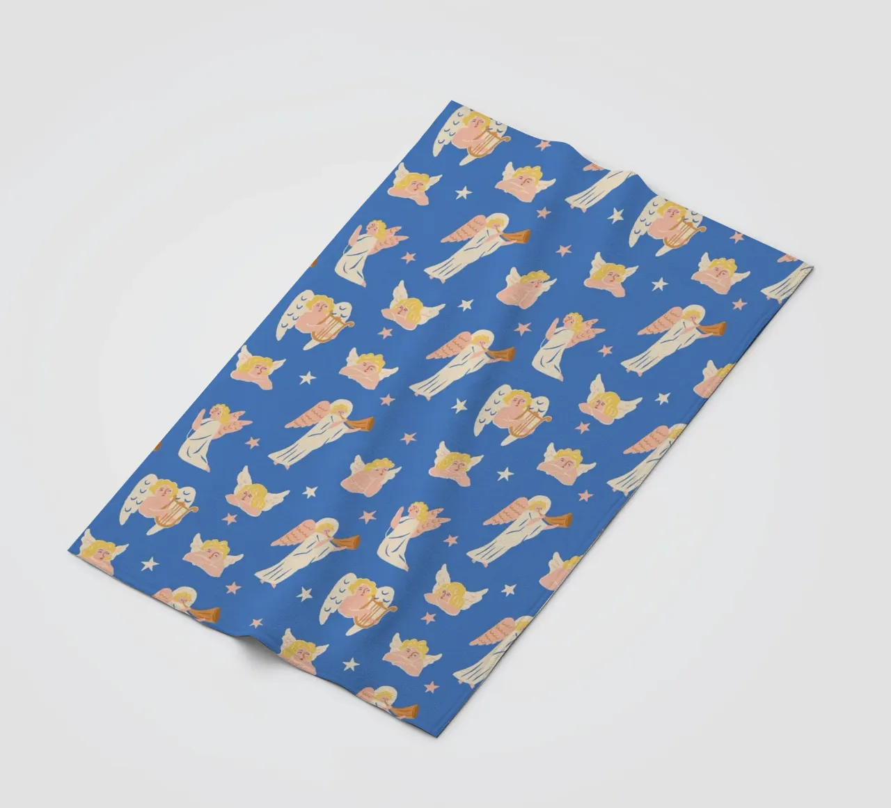 Christmas Pattern No 40 fleece blanket by treechild