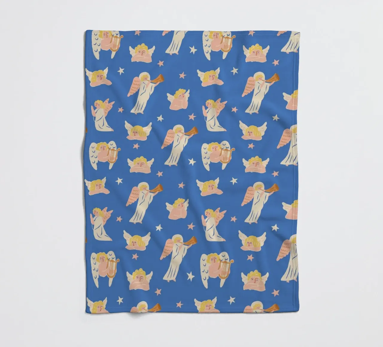 Christmas Pattern No 40 fleece blanket by treechild