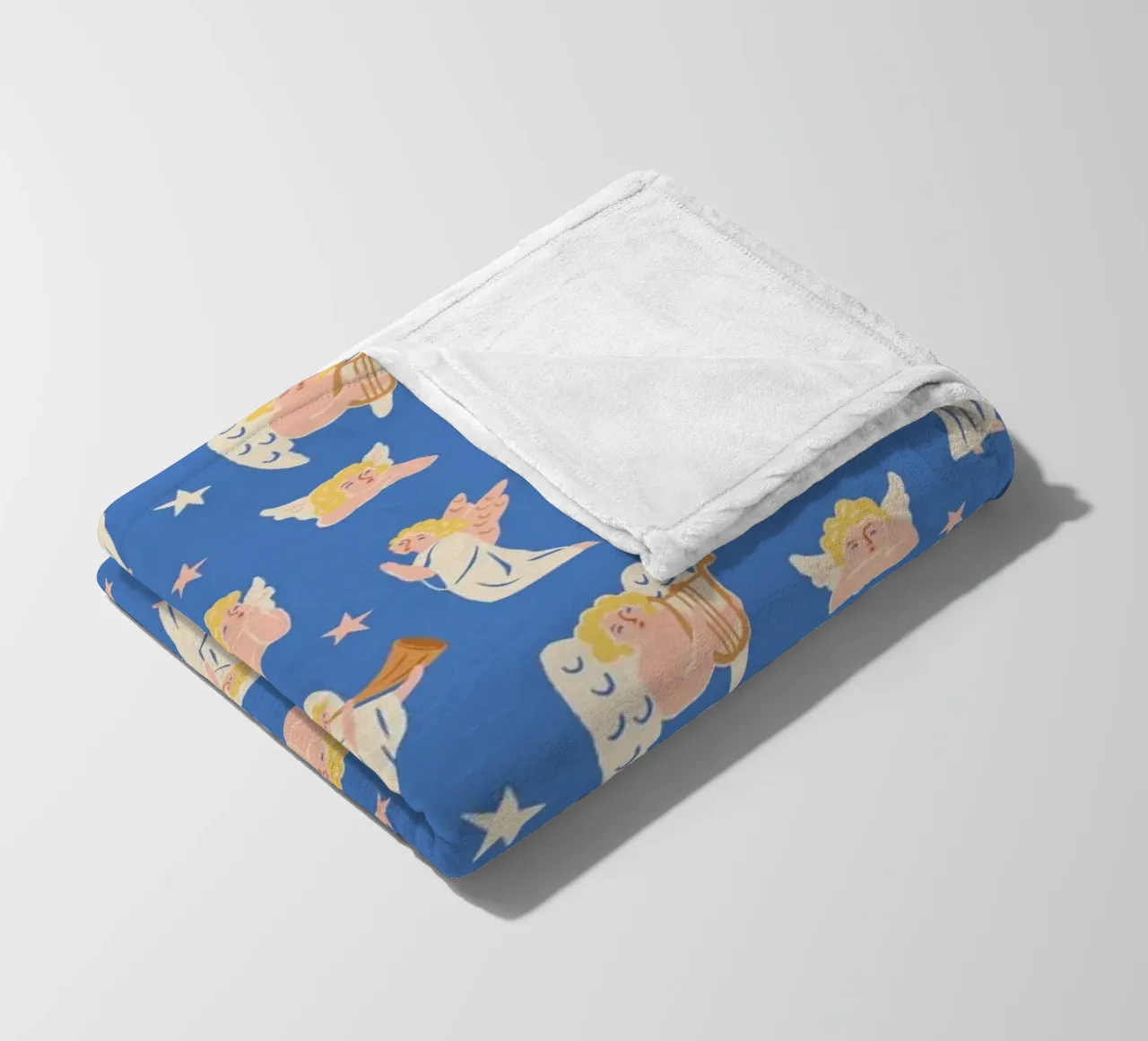 Christmas Pattern No 40 fleece blanket by treechild