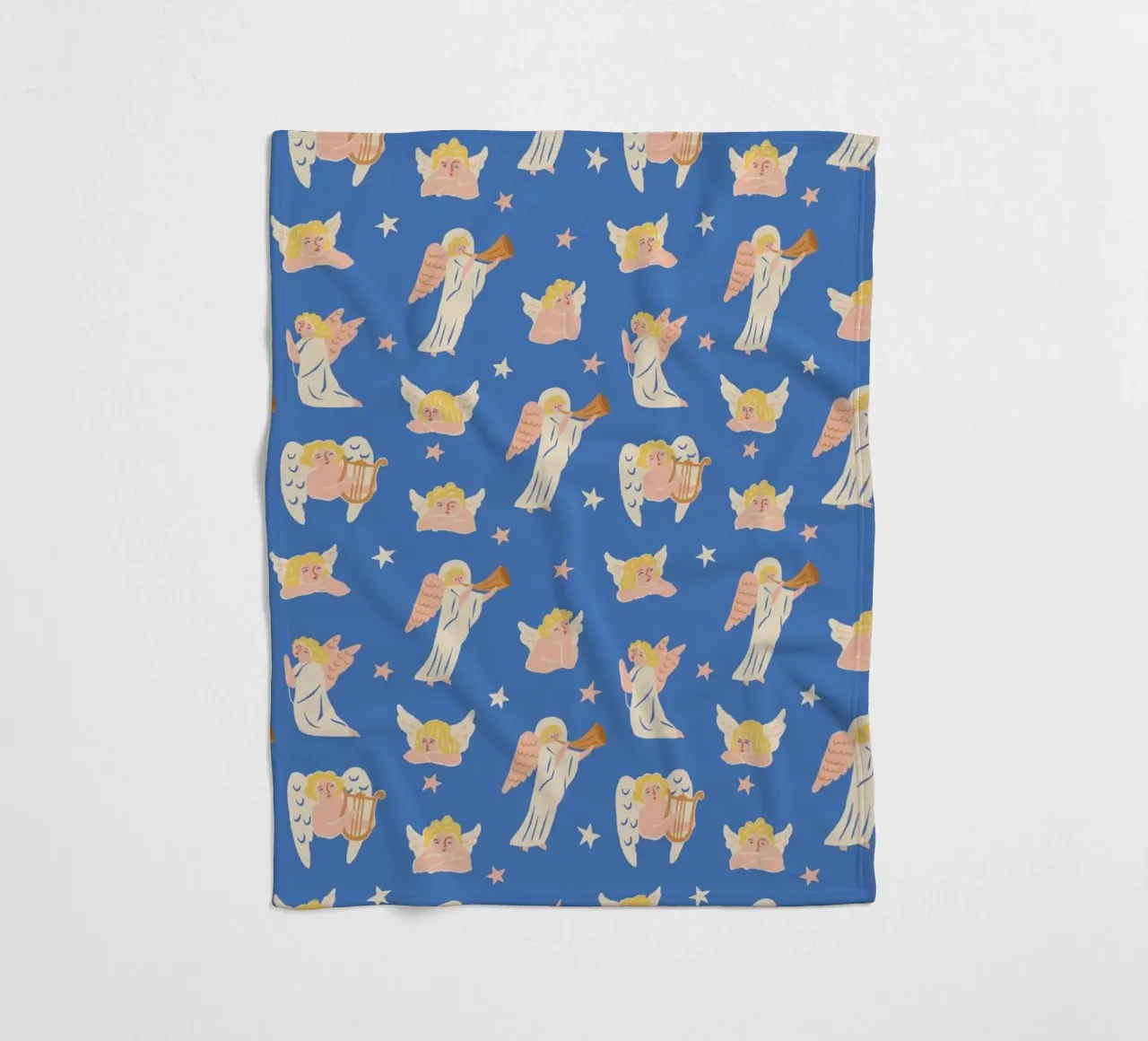 Christmas Pattern No 40 fleece blanket by treechild