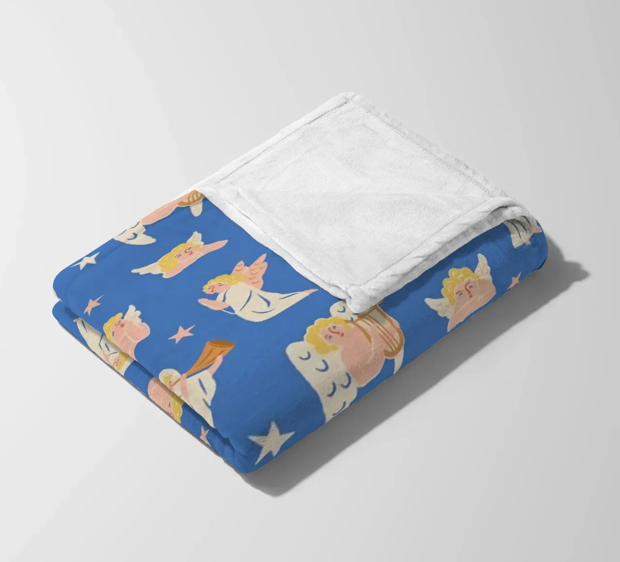 Christmas Pattern No 40 fleece blanket by treechild