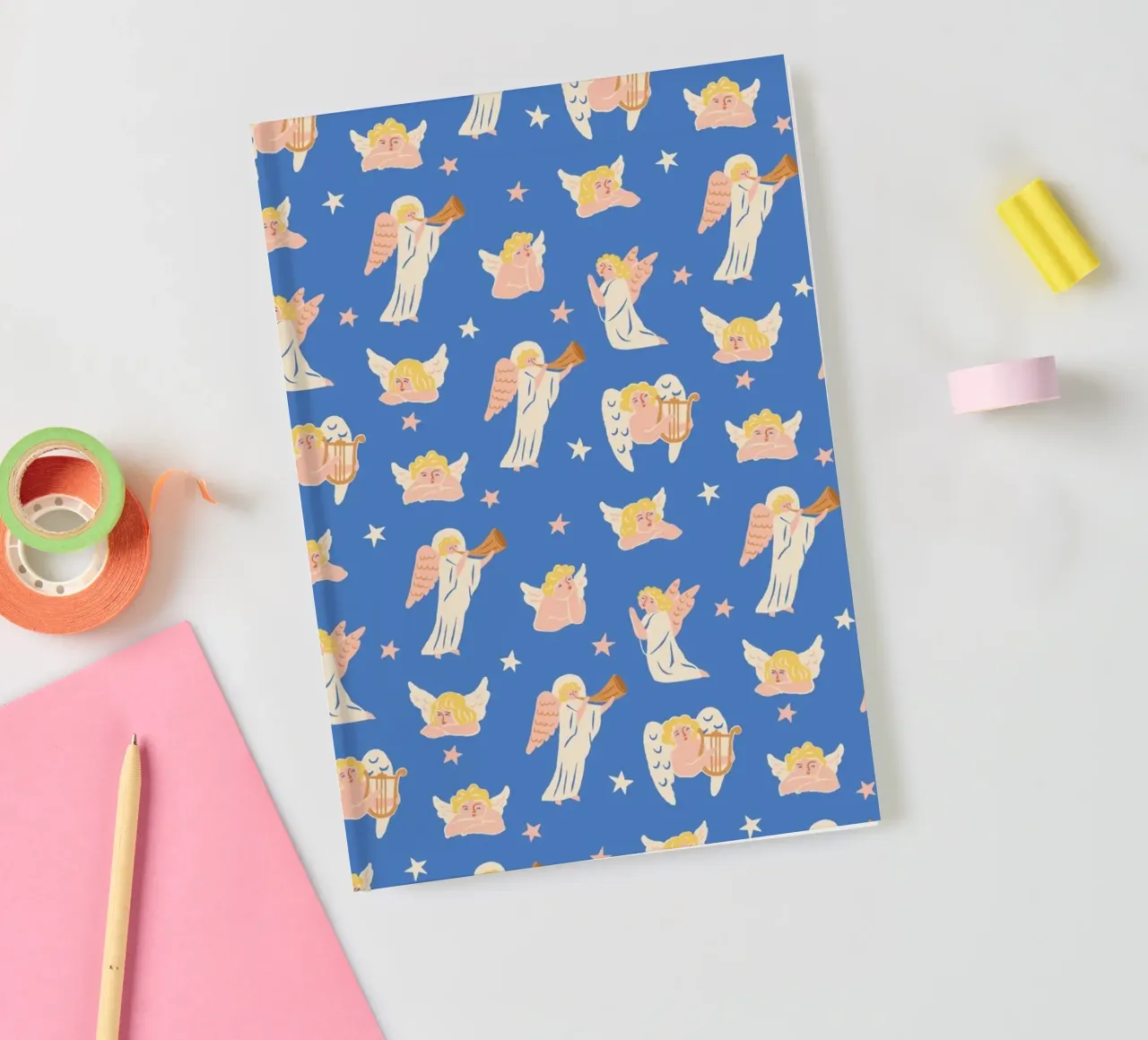 Christmas Pattern No 40 notebook by treechild