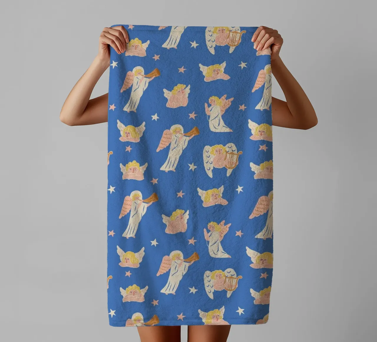 Christmas Pattern No 40 asciugamano da bagno da treechild