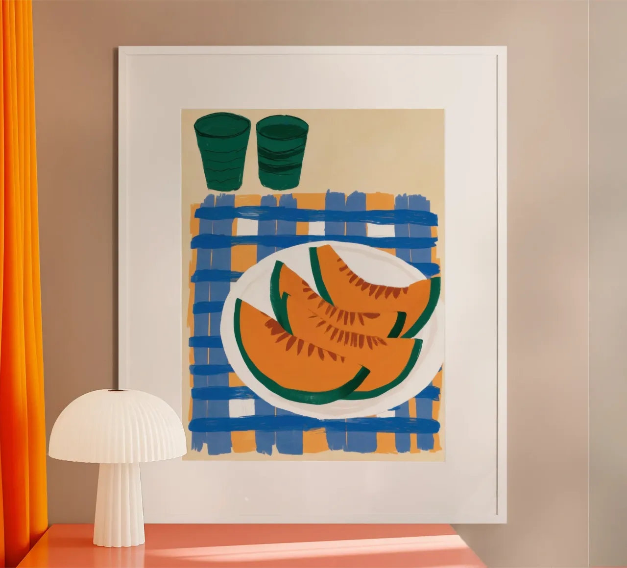 Melone a dama poster da Irish Strokes