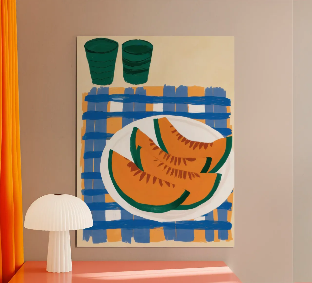Melone a dama poster da Irish Strokes