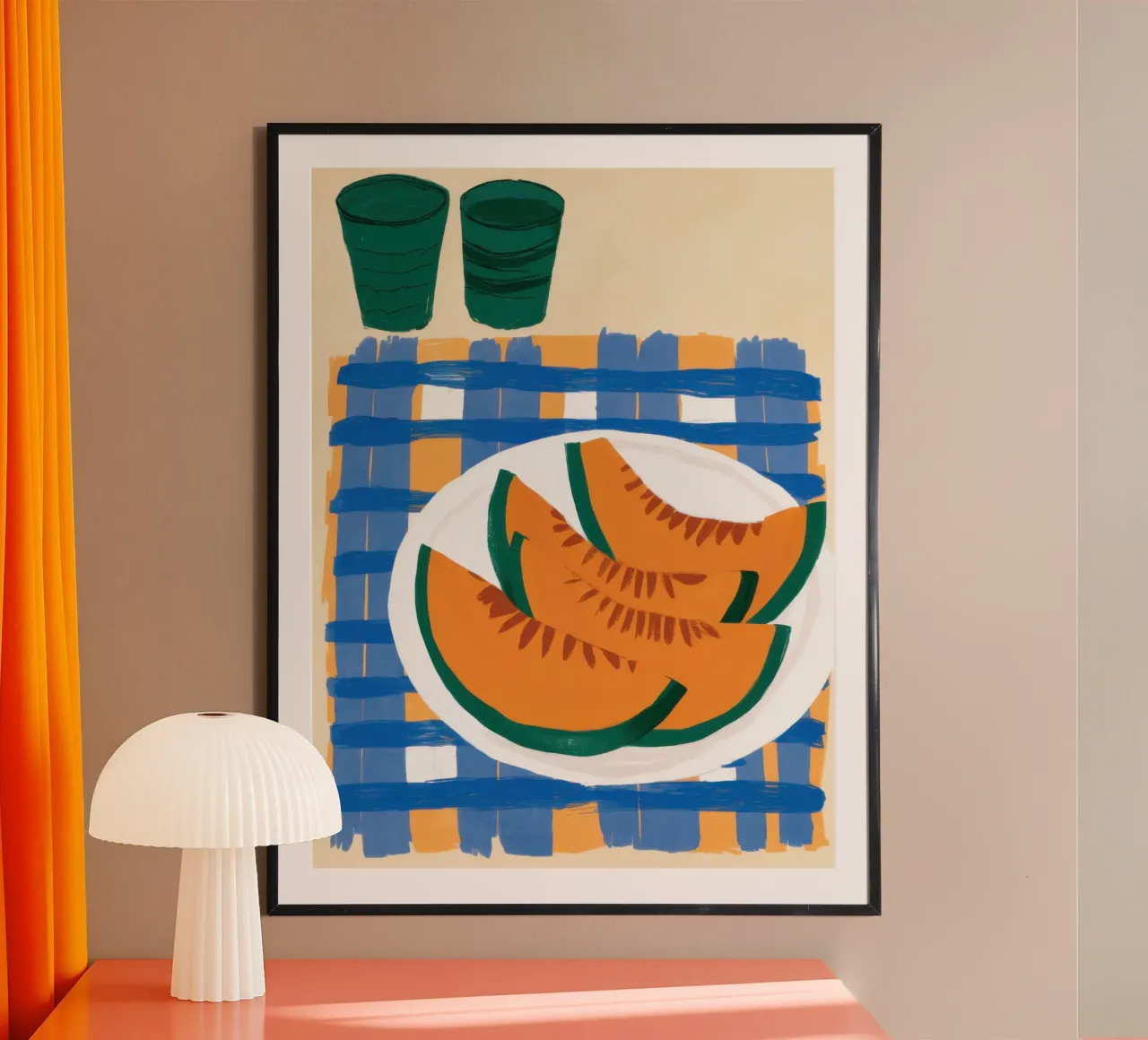 Melone a dama poster da Irish Strokes