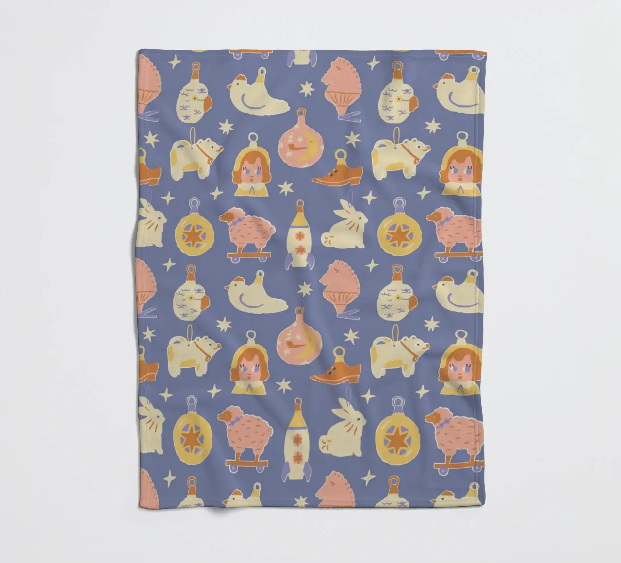 Christmas Pattern No 41 coperta in pile da treechild
