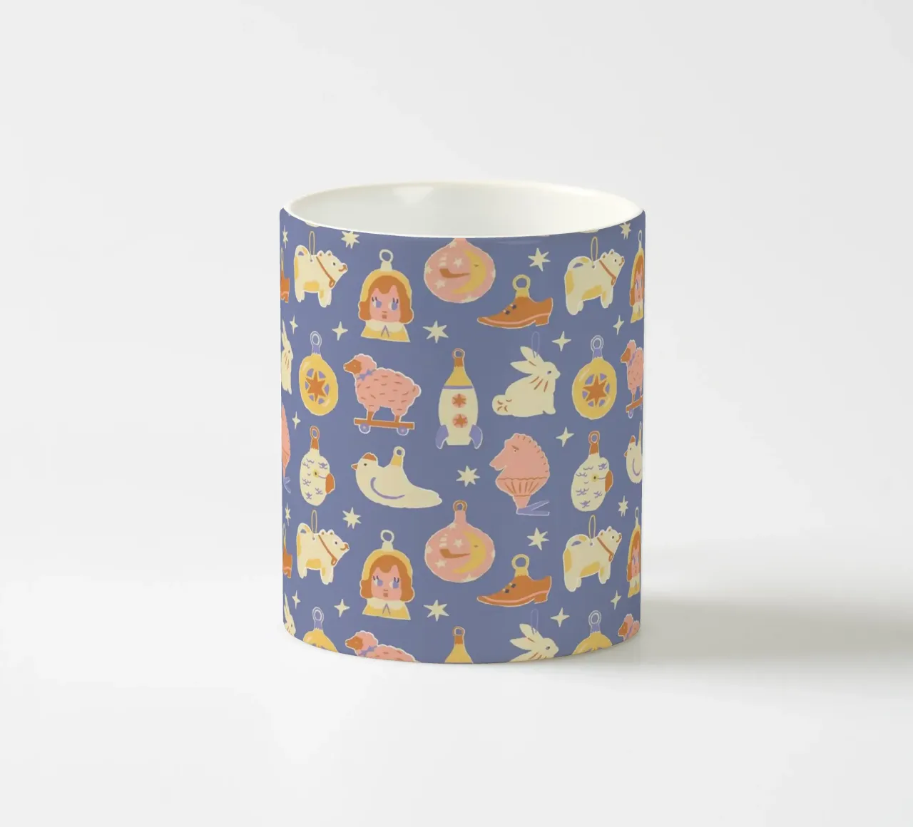 Christmas Pattern No 41 tazza in ceramica da treechild