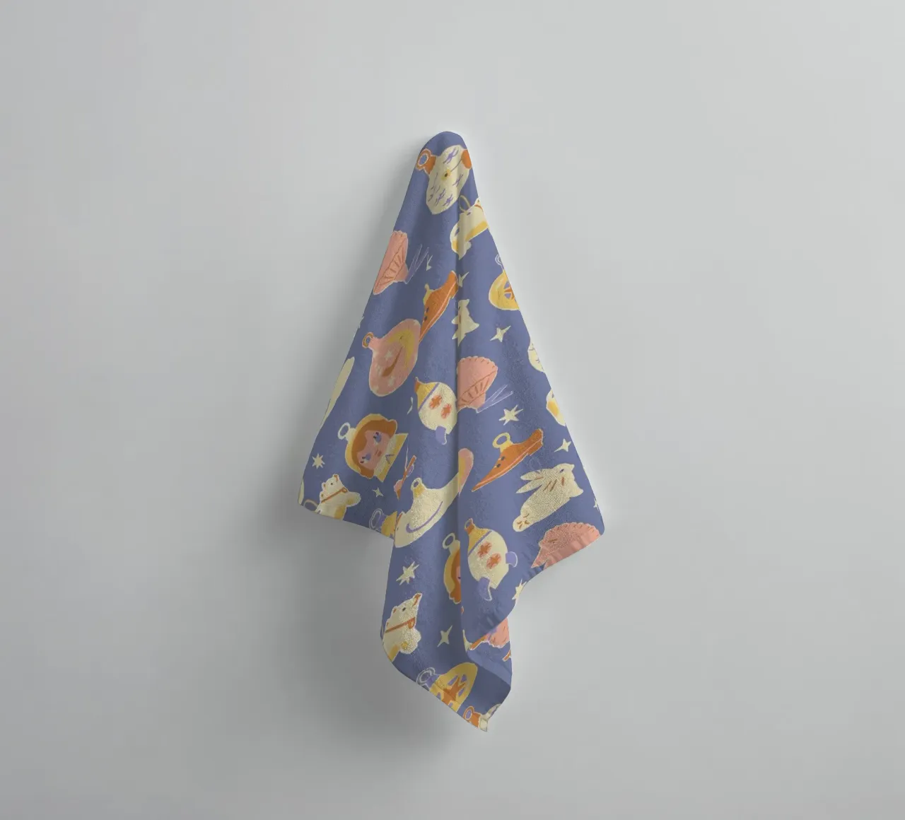 Christmas Pattern No 41 asciugamano da bagno da treechild