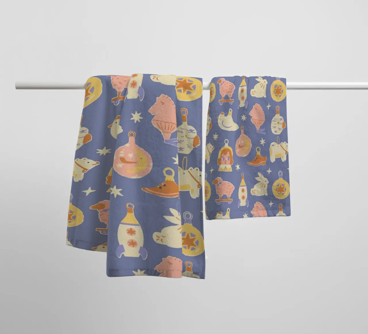 Christmas Pattern No 41 asciugamano da bagno da treechild