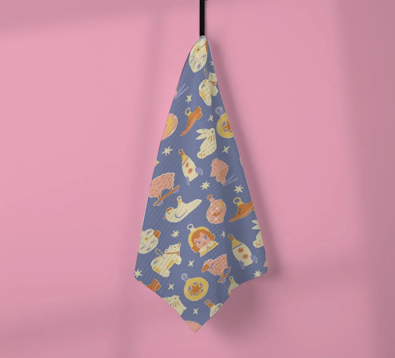 Christmas Pattern No 41 canovaccio da cucina da treechild
