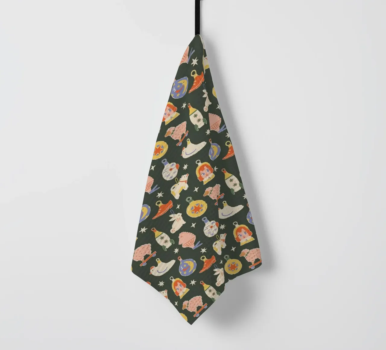 Christmas Pattern No 42 canovaccio da cucina da treechild