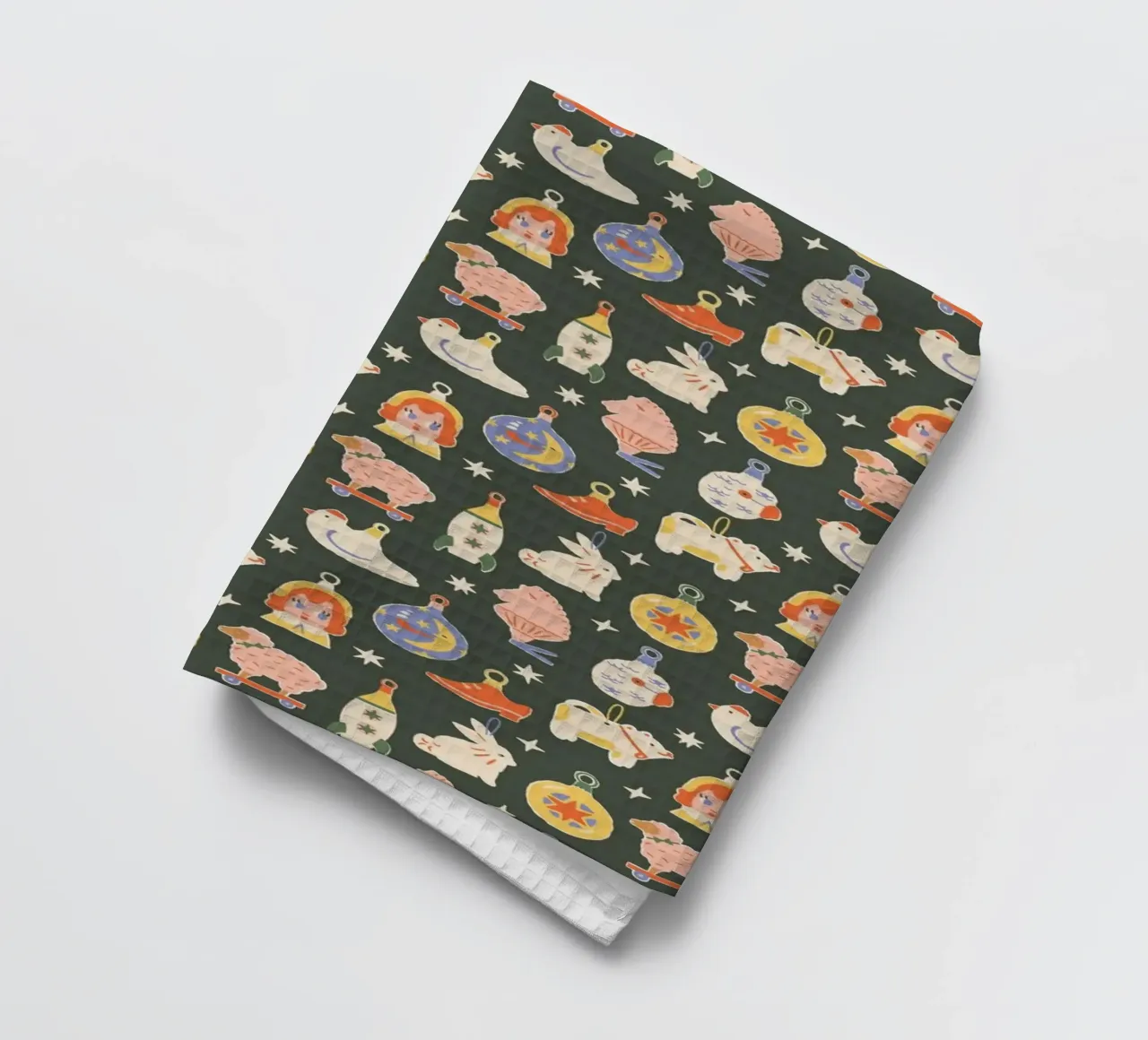 Christmas Pattern No 42 canovaccio da cucina da treechild
