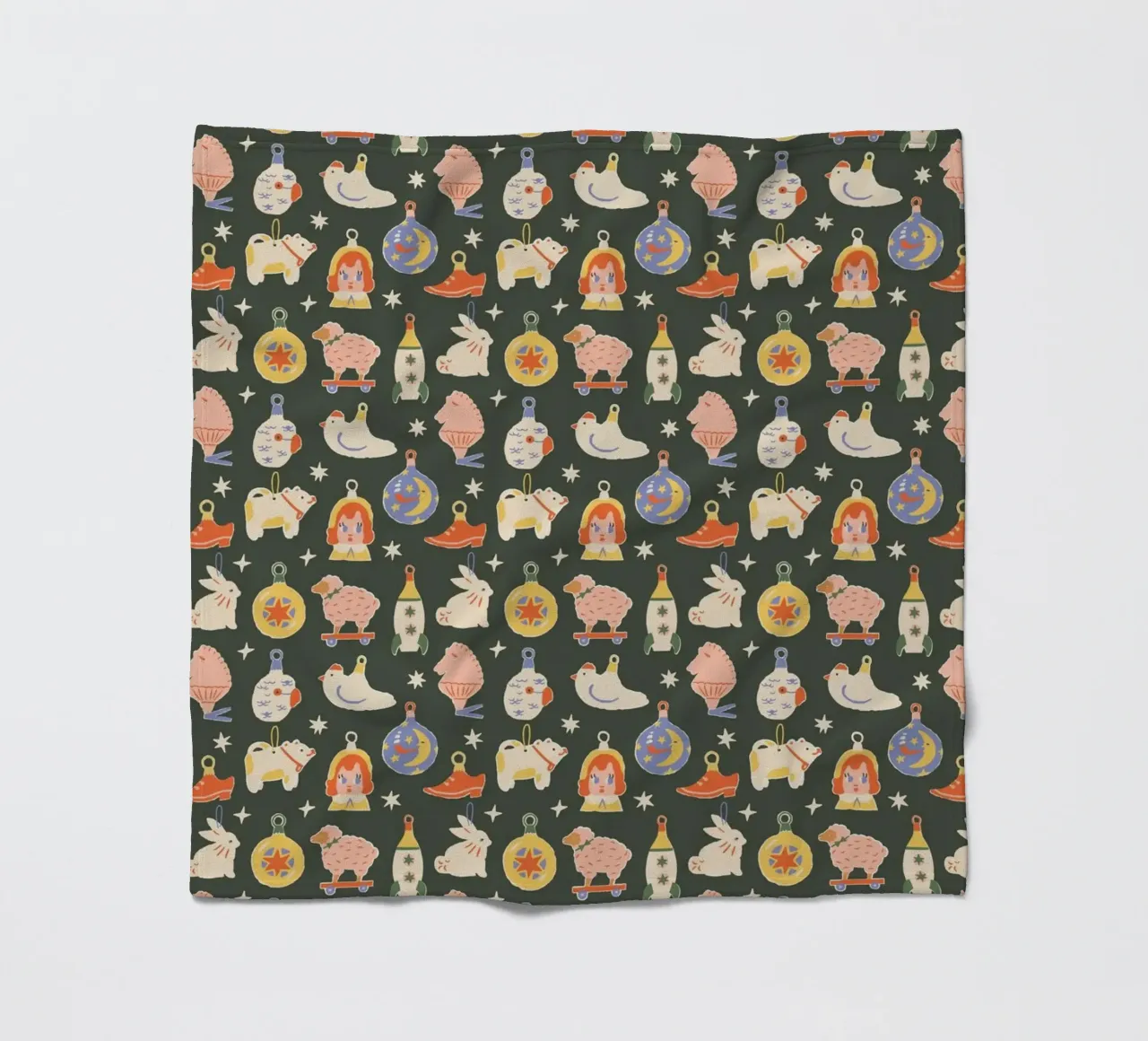 Christmas Pattern No 42 coperta in pile da treechild