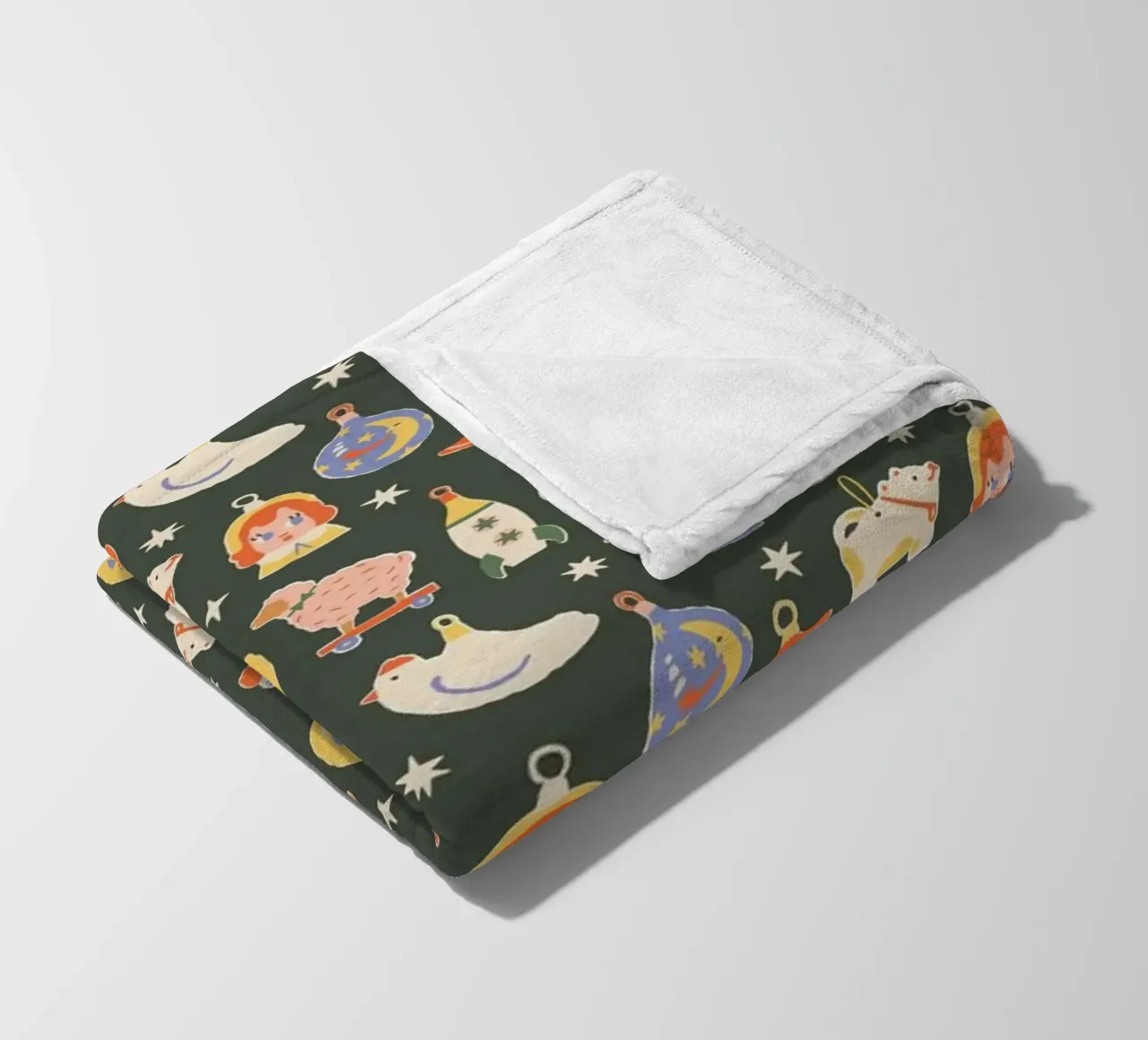 Christmas Pattern No 42 coperta in pile da treechild