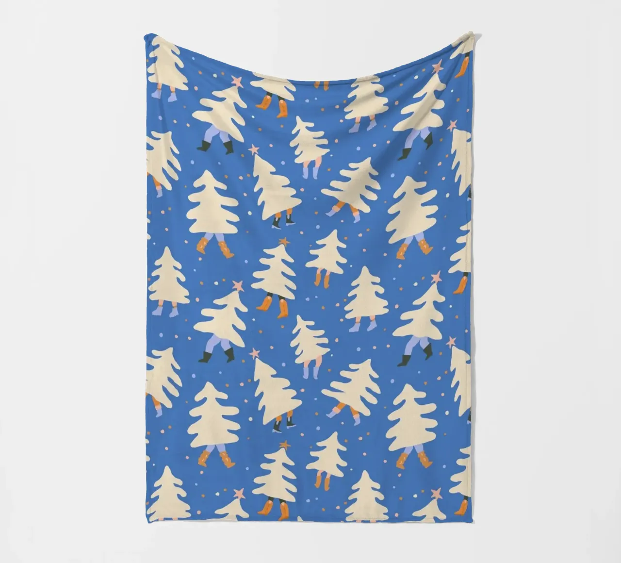 Christmas Pattern No 43 coperta in pile da treechild