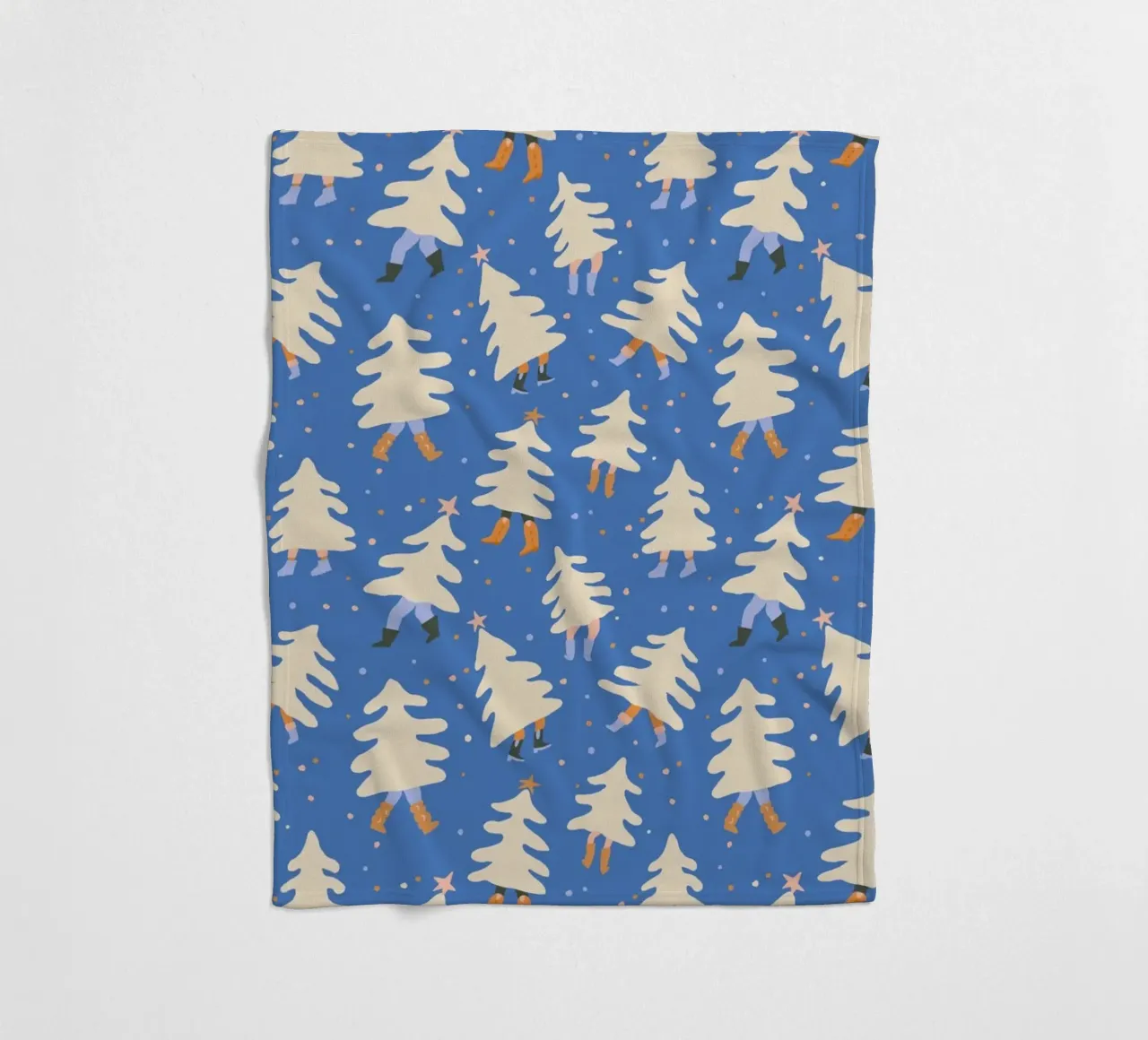 Christmas Pattern No 43 coperta in pile da treechild