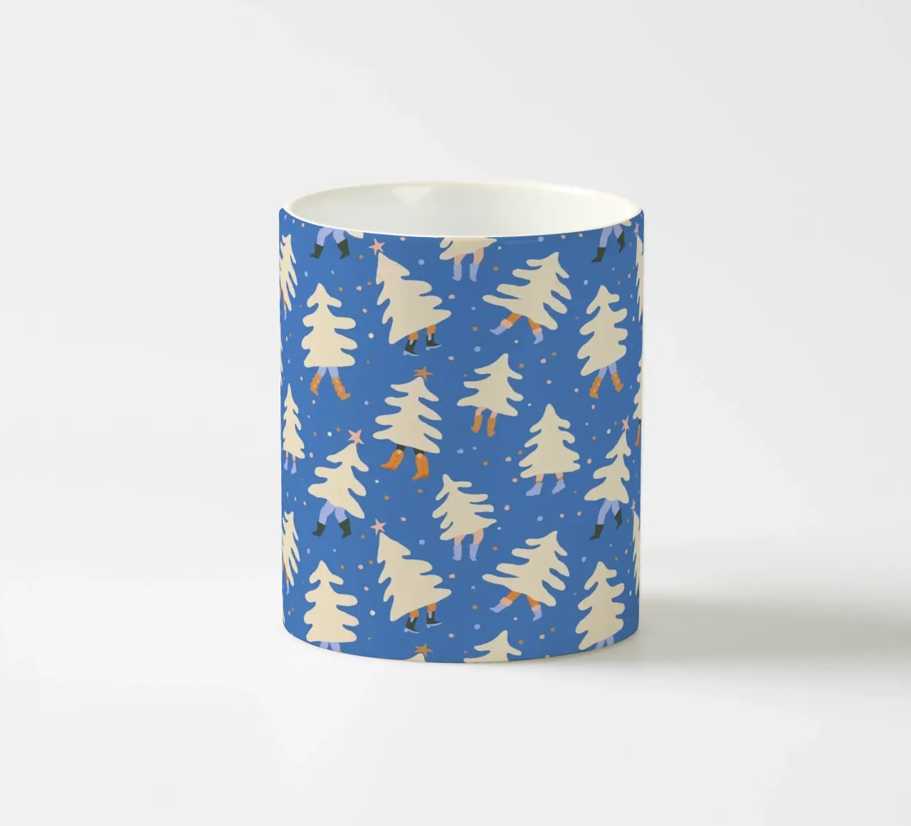 Christmas Pattern No 43 tazza in ceramica da treechild